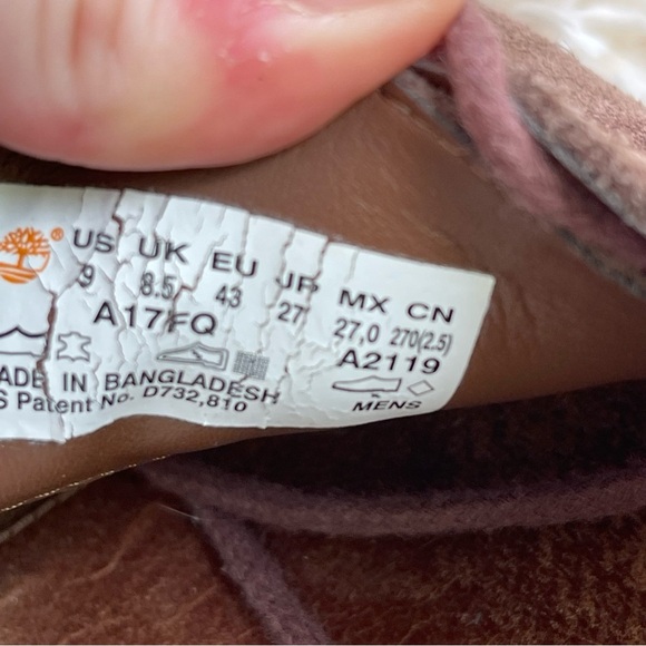 TIMBERLAND Shoes Brown Suede Oxford Lace Up Sensorflex Comfort defender size 9 - Picture 10 of 11